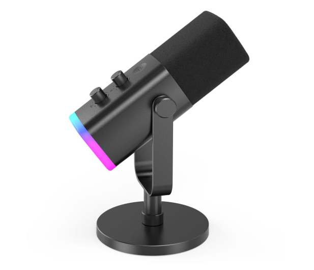 Fifine AM8 mikrofon dynamiczny RGB USB XLR - 1239659 - zdjęcie 3